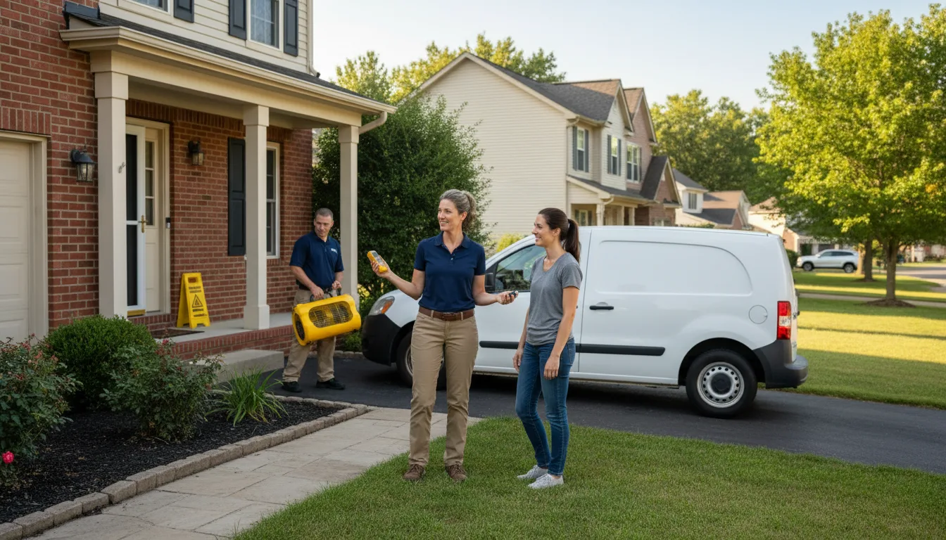 Residential water damage restoration in Port Monmouth, NJ